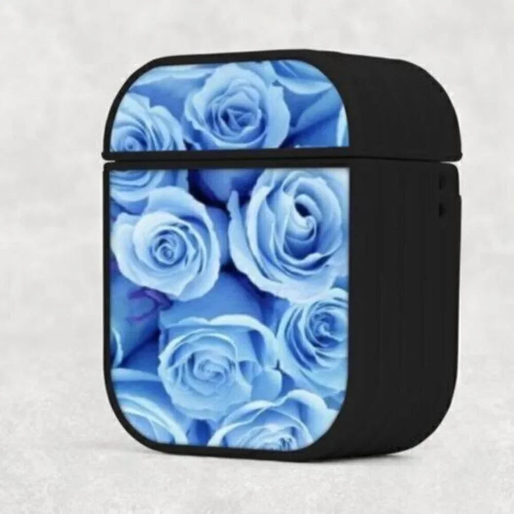 Blue Rose Airpod Case